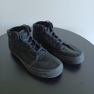 Vans Off The Wall High Tops Black Mens Size 10